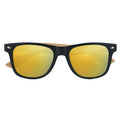 Yellow - Front - MidOcean California Touch Bamboo Sunglasses