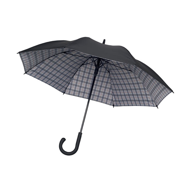 Black - Front - MidOcean Canova+ Windproof Stick Umbrella