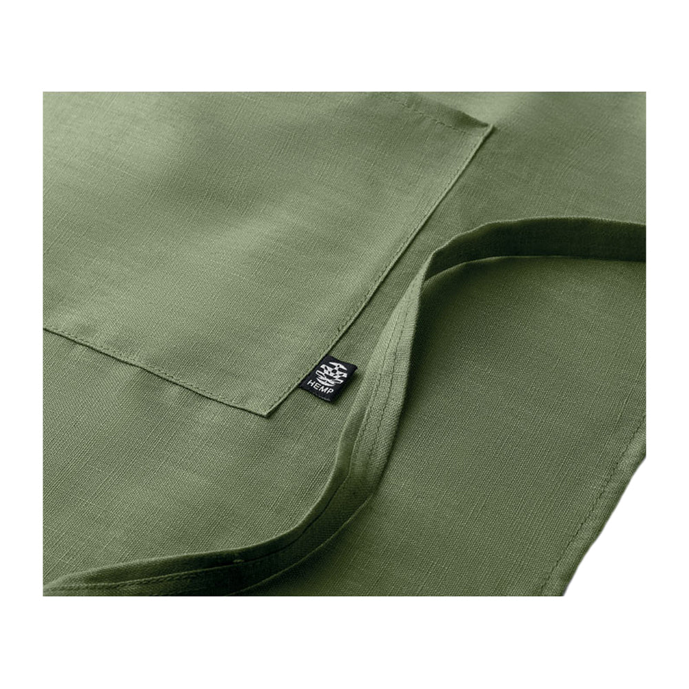Green - Back - MidOcean Naima Apron Adjustable Hemp Apron