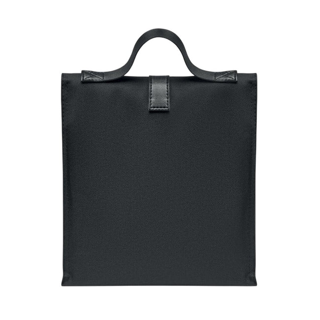 Black - Back - MidOcean Chill RPET Roll Top Cooler Bag
