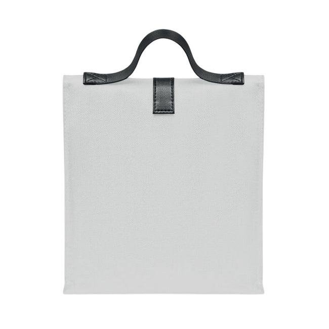 White - Back - MidOcean Chill RPET Roll Top Cooler Bag