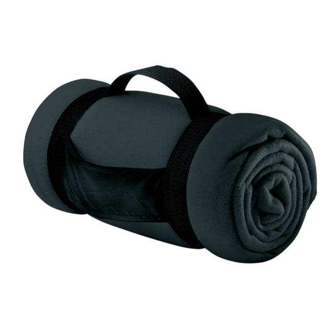 Grey - Front - MidOcean Stavenger Fleece Blanket