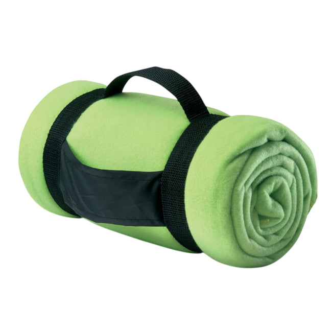 Lime - Front - MidOcean Stavenger Fleece Blanket