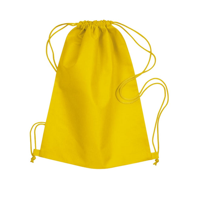 Yellow - Front - MidOcean Daffy Non-Woven Drawstring Bag