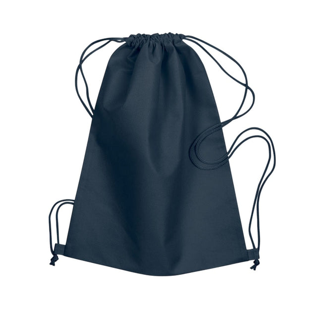 French Navy - Front - MidOcean Daffy Non-Woven Drawstring Bag