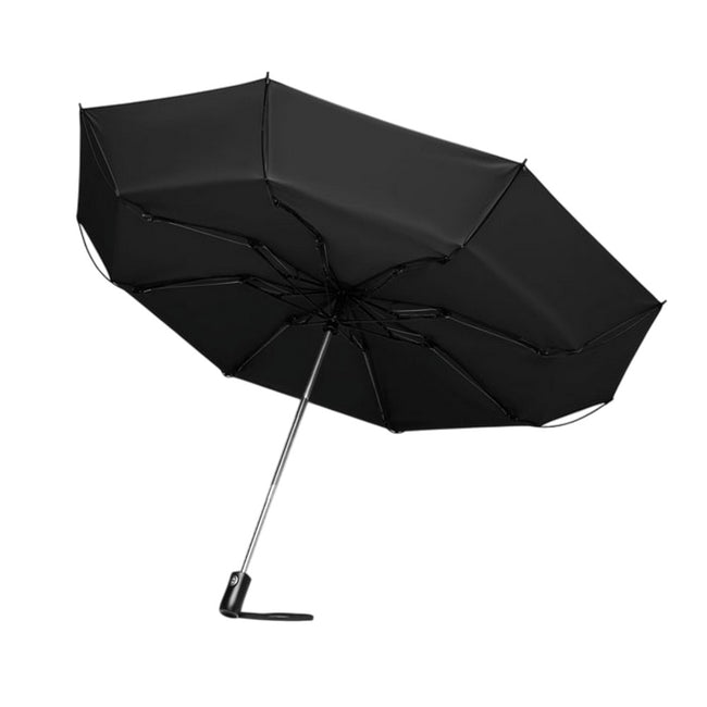 Black - Side - MidOcean Dundee Foldable Reversible Folding Umbrella