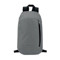 Stone Grey - Front - MidOcean Tirana Front Pocket Backpack