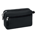 Black - Front - MidOcean Naima Cosmetic Hemp Cosmetic Bag