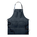 Black - Front - MidOcean Chef Leather Apron