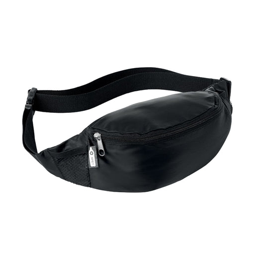 Black - Front - MidOcean Parkpet RPET Bum Bag
