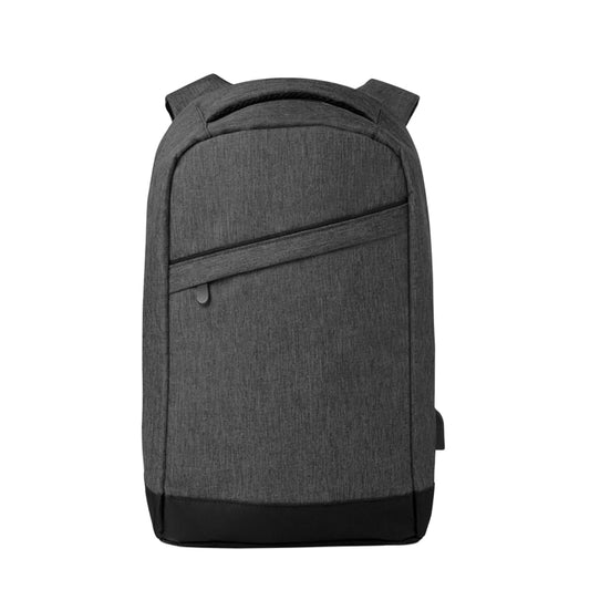 Black - Front - MidOcean Berlin Two Tone Backpack