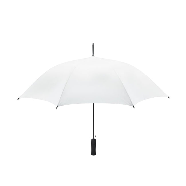 White - Front - MidOcean Swansea Small Stick Umbrella