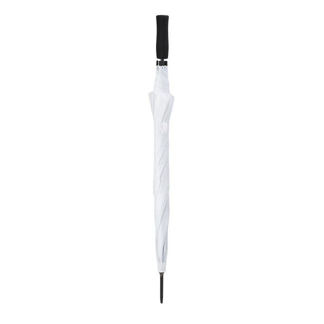 White - Back - MidOcean Swansea Small Stick Umbrella