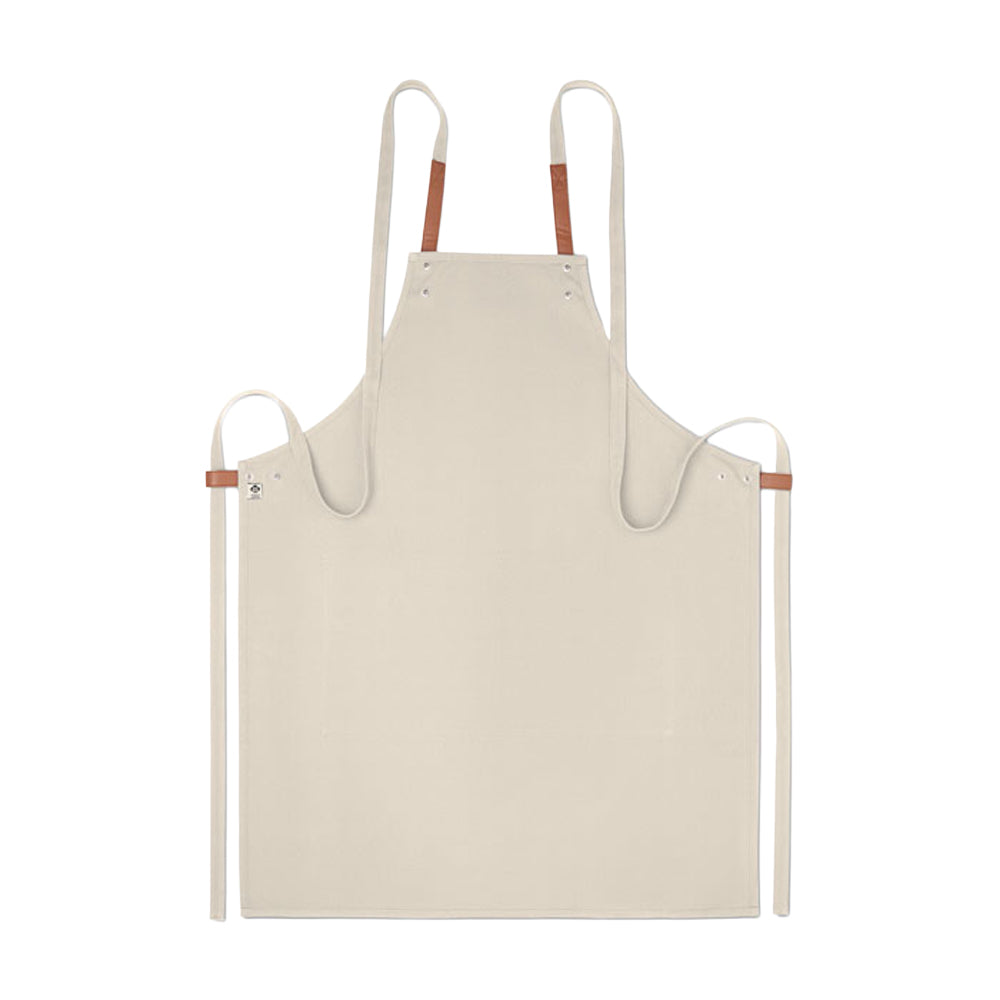 Beige - Back - MidOcean Nagpur Organic Cotton Apron
