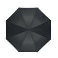 Black - Back - MidOcean Lluvia Windproof Stick Umbrella