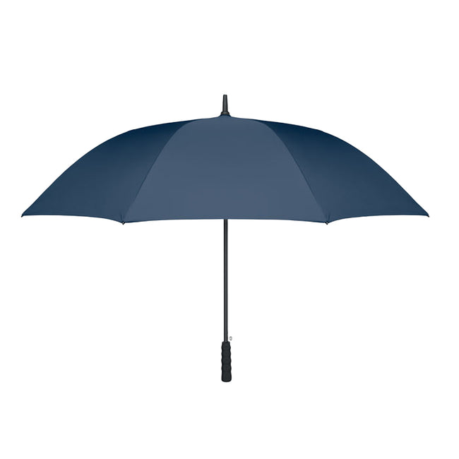 Blue - Front - MidOcean Lluvia Windproof Stick Umbrella