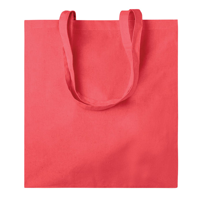 Red - Back - MidOcean Portobello Cotton Shopper Bag