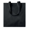 Black - Back - MidOcean Portobello Cotton Shopper Bag