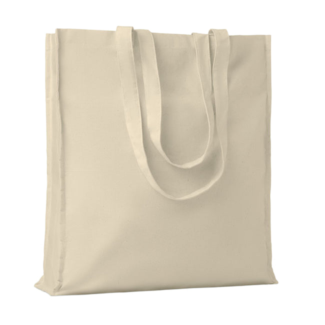 Beige - Front - MidOcean Portobello Cotton Shopper Bag