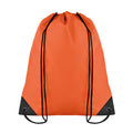 Orange - Front - MidOcean Shoop Polyester 190T Drawstring Bag