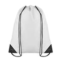 White - Front - MidOcean Shoop Polyester 190T Drawstring Bag