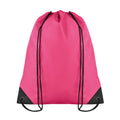 Fuchsia - Front - MidOcean Shoop Polyester 190T Drawstring Bag