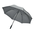 Grey - Lifestyle - MidOcean Grusa Windproof Stick Umbrella