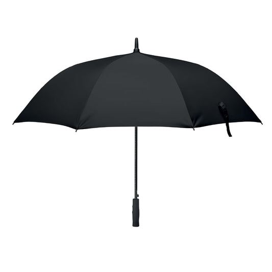 Black - Front - MidOcean Grusa Windproof Stick Umbrella