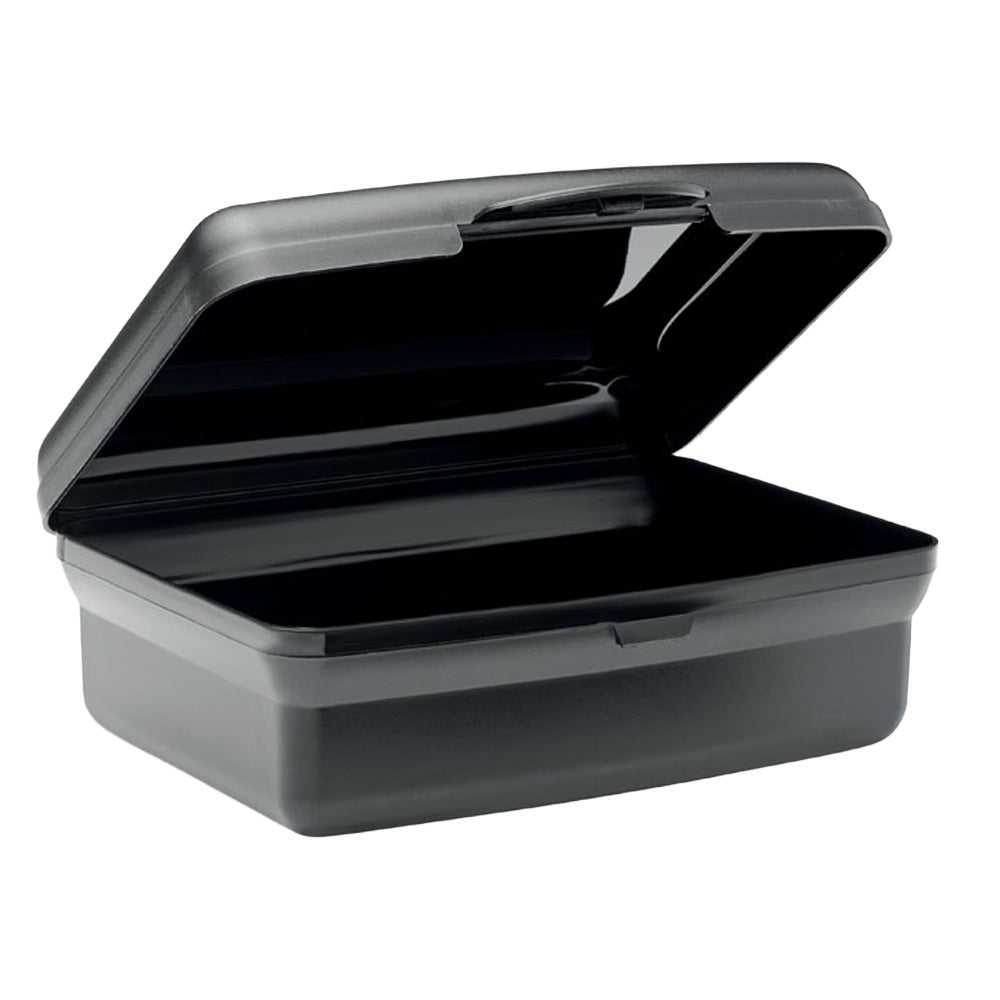 Black - Back - MidOcean Carmany Polypropylene 800ml Lunch Box