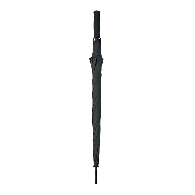 Black - Back - MidOcean Swansea Stick Umbrella