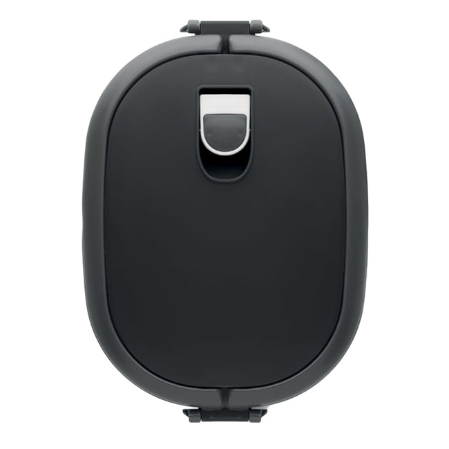 Black - Back - MidOcean Lux Polypropylene 1000ml Lunch Box
