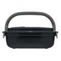 Black - Side - MidOcean Lux Polypropylene 1000ml Lunch Box