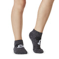 Charcoal - Back - Tavi Noir Childrens-Kids Tiny Soles Mickey Mouse Disney Ankle Socks (Pack of 2)