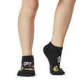 Charcoal - Side - Tavi Noir Childrens-Kids Tiny Soles Mickey Mouse Disney Ankle Socks (Pack of 2)