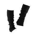 Black - Front - Toesox Womens-Ladies Dance Leg Warmers