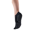 Black - Back - Tavi Noir Womens-Ladies Maddie Mesh Gripped Socks