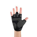 Black - Lifestyle - Toesox Unisex Adult Gripped Training Gloves