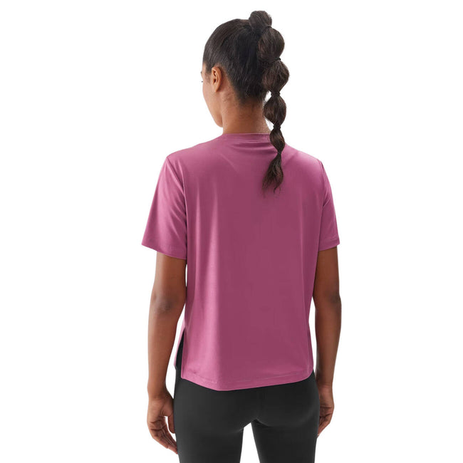 Pink - Back - 4F Womens-Ladies F1012 T-Shirt