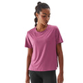 Pink - Side - 4F Womens-Ladies F1012 T-Shirt