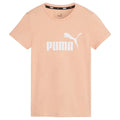 Orange - Front - Puma Womens-Ladies Essential Logo T-Shirt
