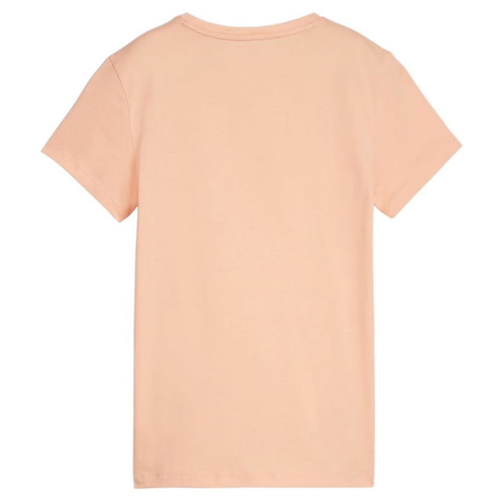 Orange - Back - Puma Womens-Ladies Essential Logo T-Shirt