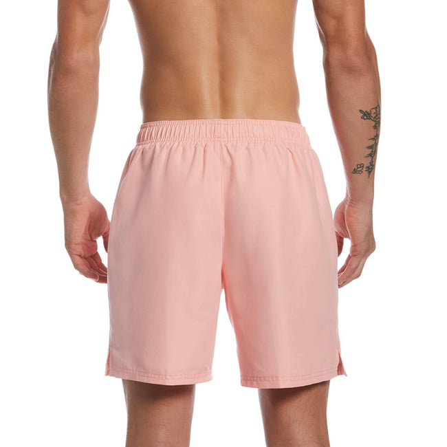 Pink - Side - Nike Mens 7 Volley M NESSA559 Swim Shorts