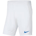 White - Front - Nike Childrens-Kids Park III Shorts