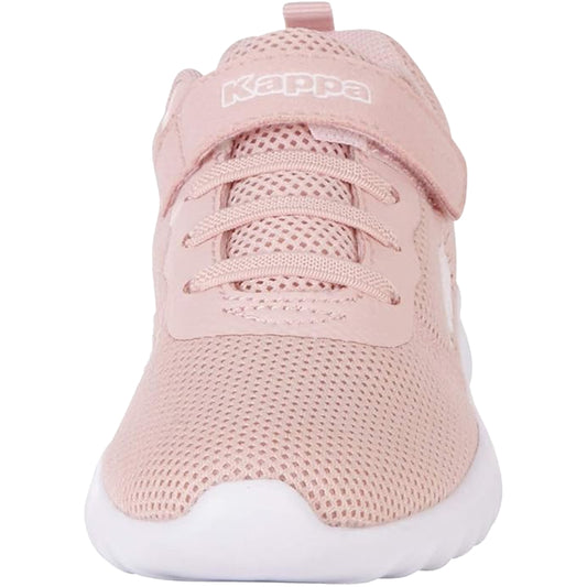 Pink - Front - Kappa Childrens-Kids Ces Logo Trainers