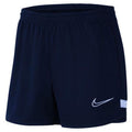 Navy Blue - Front - Nike Womens-Ladies Dri FIT Academy Shorts