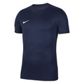 Midnight Navy - Front - Nike Childrens-Kids Park VII Dri-FIT T-Shirt