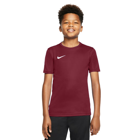 Midnight Navy - Front - Nike Childrens-Kids Park VII Dri-FIT T-Shirt