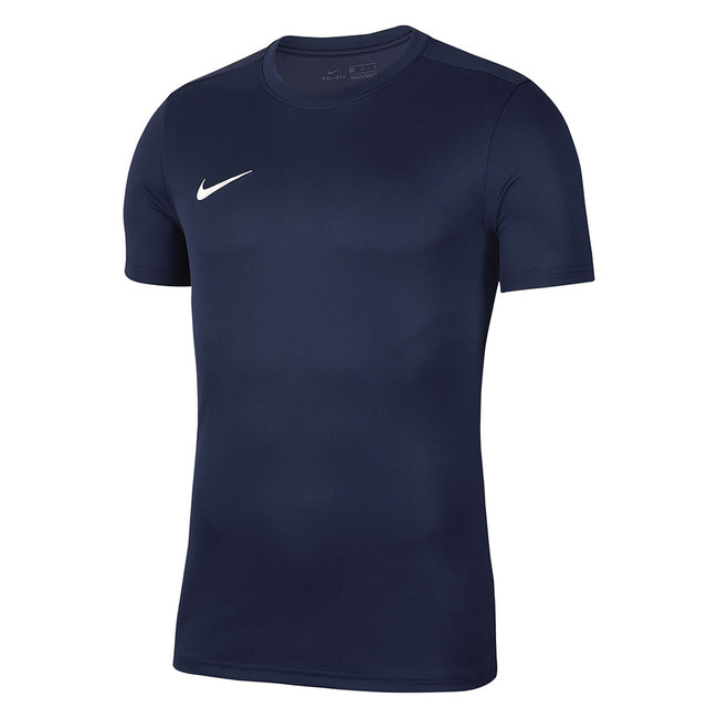 Midnight Navy - Front - Nike Childrens-Kids Park VII Dri-FIT T-Shirt