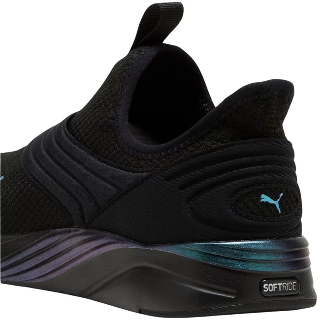 Black - Close up - Puma Womens-Ladies Softride Sophia 2 Slip-on Trainers