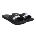 Black - Front - Puma Mens Purecat Sliders